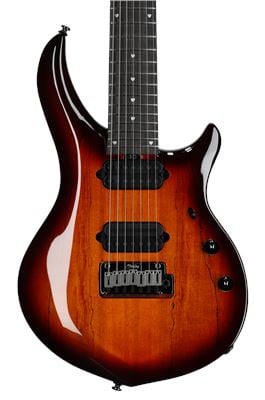 Sterling John Petrucci Majesty MAJ270 7-String Guitar with Bag Blood Orange Burst 